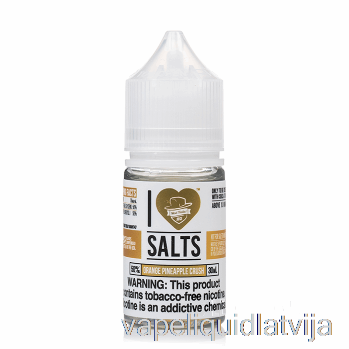 Apelsīnu Ananāsu Drupinājums - Man Patīk Sāļi - 30 Ml 25 Mg Vape šķidrums